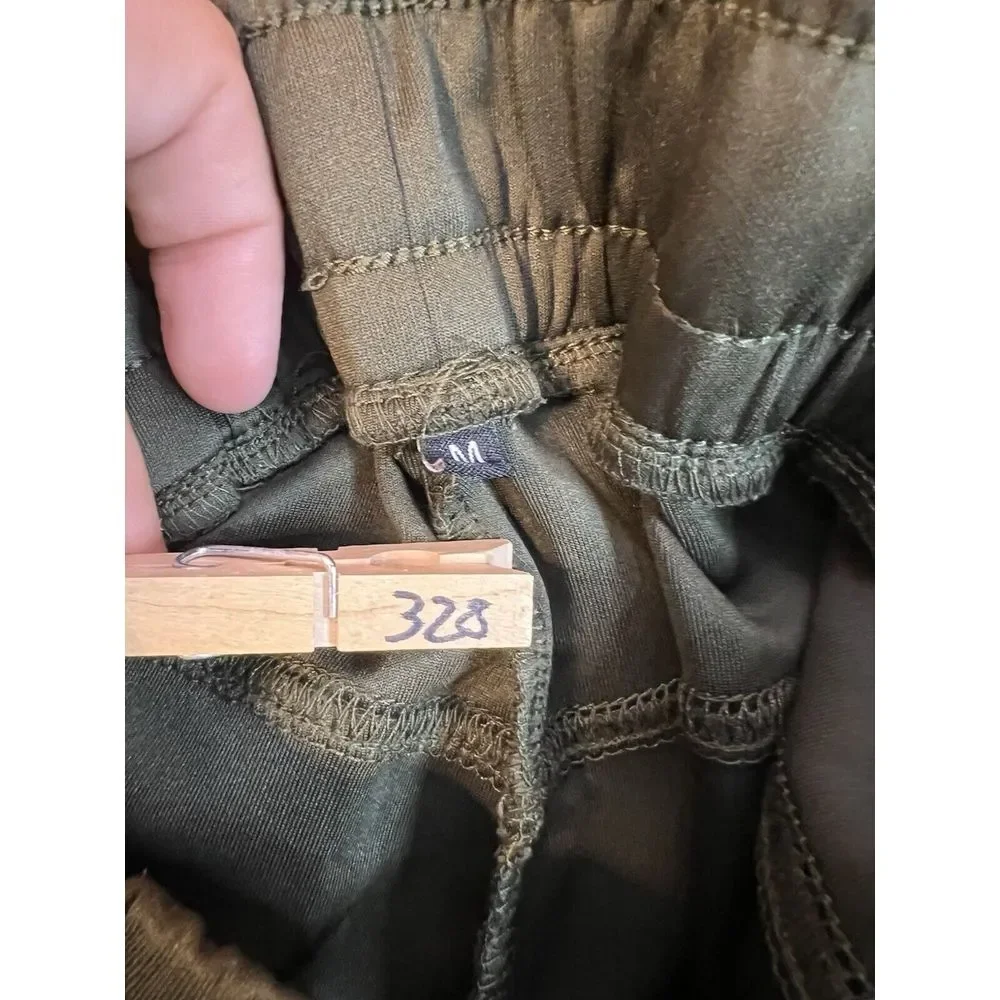 Squatwolf Joggers She Wolf Do-Knot‎ Activewear Olive Green Womens Medium